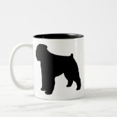 Bouvier des Flandresのギア ツートーンマグカップ (左)