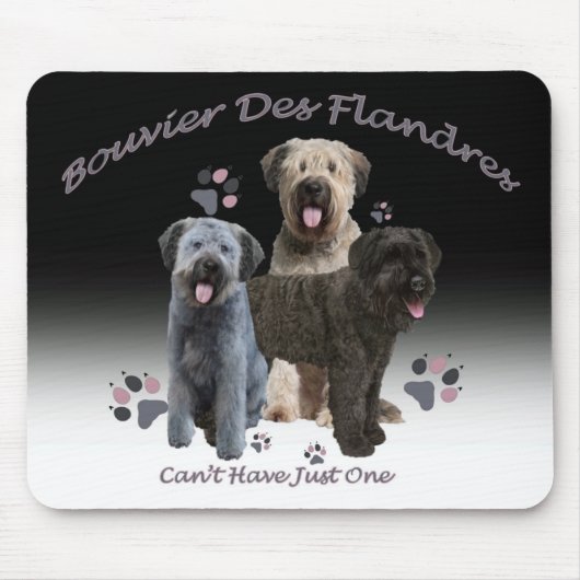 Bouvier Des Flandresのマウスパッド マウスパッド (正面)