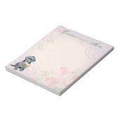 Bouvier des FlandresハートMomメモ帳 ノートパッド (回転)