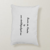 Bouvier des Flandres犬の芸術の枕 アクセントクッション (裏面(縦))