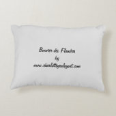 Bouvier des Flandres犬の芸術の枕 アクセントクッション (裏面)