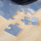 Bouvier des Flandres Christmas Red Truck Holiday ジグソーパズル (側面)