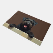 Bouvier des Flandres Doormat Art ドアマット (アングル)