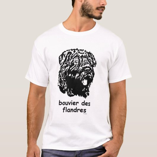Bouvier des Flandres Tシャツ (正面)