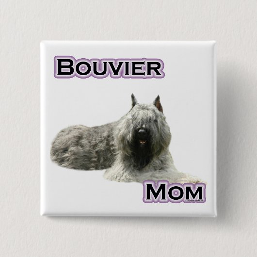 Bouvier Mom 4 – ボタン 缶バッジ (正面)