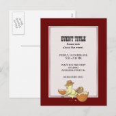 Bouzoukiのイースターひよこ シーズンポストカード (正面/裏面)