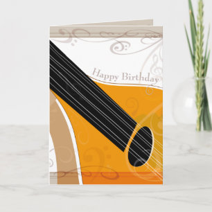 Bouzouki -ハッピーバースデー – 編集可能誕生日 カード