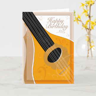 Bouzouki -ハッピーバースデー – 編集可能誕生日 カード