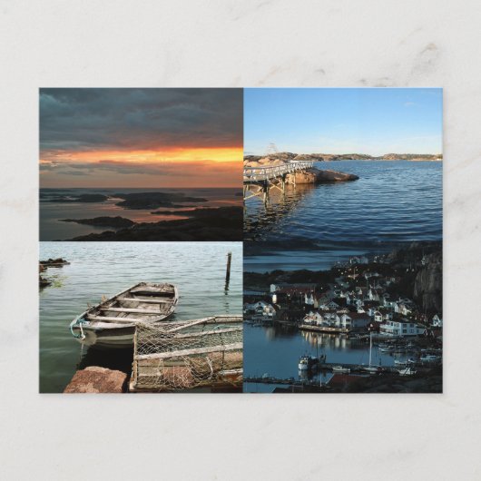 Bovalstrand 4-imageはがき(文字なし) ポストカード (正面)