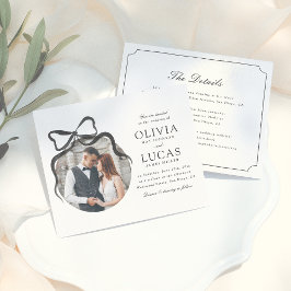 Bowエレガント All-In-Oneバジェットフォーマル写真結婚