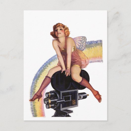 Bow付きカメラポーズ ポストカード (正面)