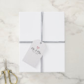 Bow氏とMrs Script Established 結婚's ギフトタグ (より糸付き)