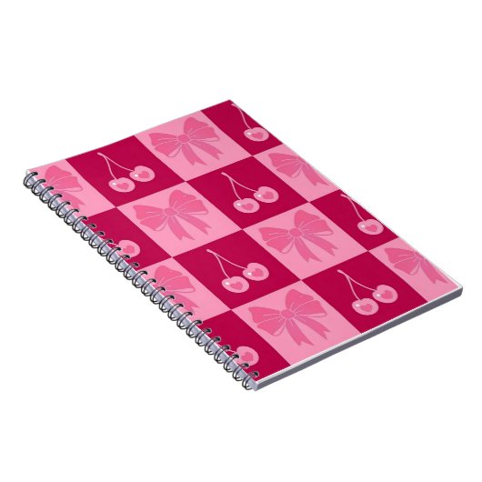 Bow and Cherry notebook  ノートブック (右側)