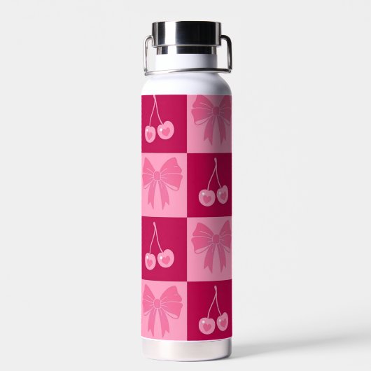 Bow and Cherry water bottle ウォーターボトル (背面)