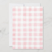 Bow Berry First Birthday 1st Birthday Invitation 招待状 (裏面)