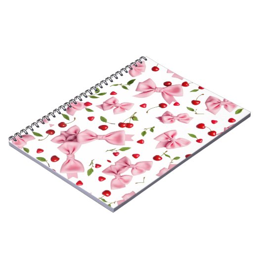 Bow&cherry ノートブック (左側)