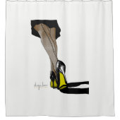 Bow Chicka Wow Wow シャワーカーテン (正面)