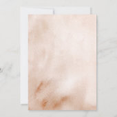  Bow Coquette Pumpkin Fall Ivory Boho Shower 招待状 (裏面)