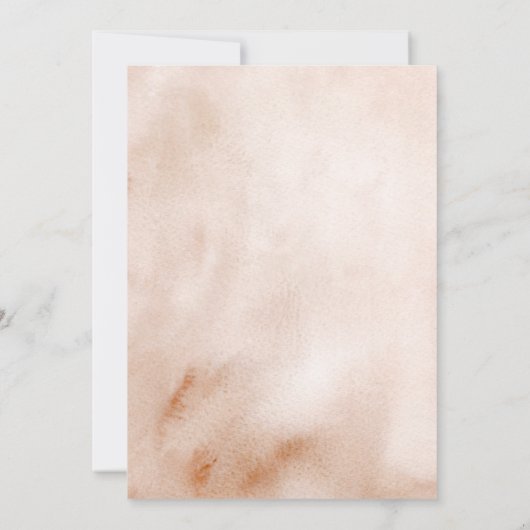  Bow Coquette Pumpkin Fall Ivory Boho Shower 招待状 (裏面)