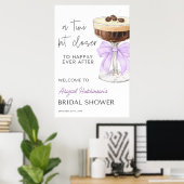 Bow Espresso Martiniブライダルシャワー- 24x36ポスター ポスター (ホームオフィス)