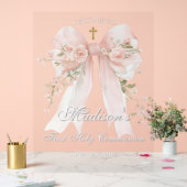 Bow First Holy Communion Acrylic Sign アクリルサイン (ウェディング)