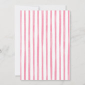 Bow Girl Sports 67 Birthday Game time Invitation 招待状 (裏面)