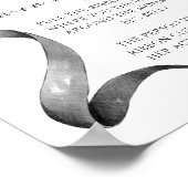 Bow How Big is Mommy's Belly Baby Shower Game ポスター (角)