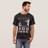 Bow Hunter Ugly Christmas Sweater Archery Deer Hun Tシャツ (正面フル)