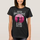 Bow Hunting Target Archer Girl Bowmen Archery Bow  Tシャツ (正面)