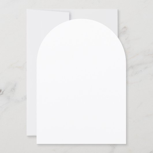 Bow ivory pearls girl elegant First Communion Arch 招待状 (裏面)