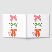 Bow Jolly Little Things クリスマス ゲストブック (全面)