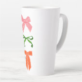 Bow Jolly Little Things Christmas  カフェラテマグ (右アングル)