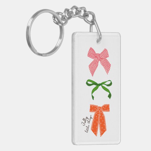 Bow Jolly Little Things Christmas  キーホルダー (正面左)