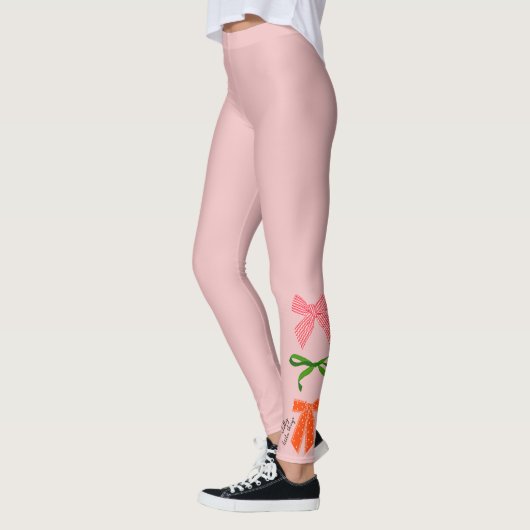 Bow Jolly Little Things Christmas  レギンス (左)