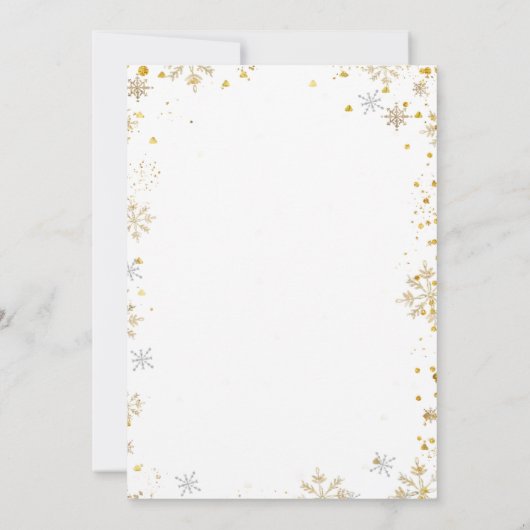 Bow Making Spirits Bright Christmas Cocktail party 招待状 (裏面)