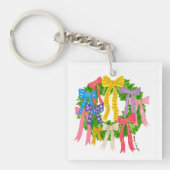 Bow Merry And Bright Christmas  キーホルダー (正面)