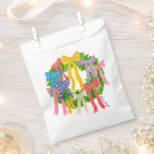 Bow Merry And Bright Christmas  フェイバーバッグ (クリップ留めされた状態)