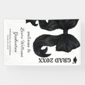 Bow Modern Graduation Welcome Sign 横断幕 (横)