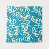 Bow pattern, Seamless texture. For fashion prints タペストリー (正面(横))