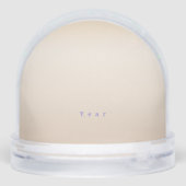 Bow Ribbon Glittering Pet Memory Photo Purple (裏面)