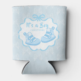 Bow Ribbon Its a Boy 缶クーラー