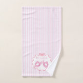 Bow Ribbon Its a Girl バスタオルセット (ハンドタオル)