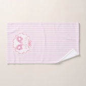 Bow Ribbon Its a Girl バスタオルセット (ハンドタオル)