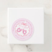 Bow Ribbon Its a Girl フェイバータグ (インサイチュ)