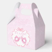 Bow Ribbon Its a Girl  フェイバーボックス (正面)