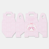 Bow Ribbon Its a Girl  フェイバーボックス (見開き)