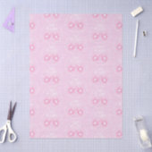 Bow Ribbon Its a Girl Pink 薄葉紙 (クラフト)