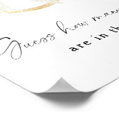 Bow & Ring Bridal shower - How Many Bows ポスター (角)