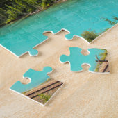 Bow River Banff Albertaカナダ。 ジグソーパズル (側面)