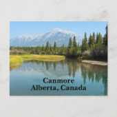 Bow River in Canmore Canada ポストカード (正面)
